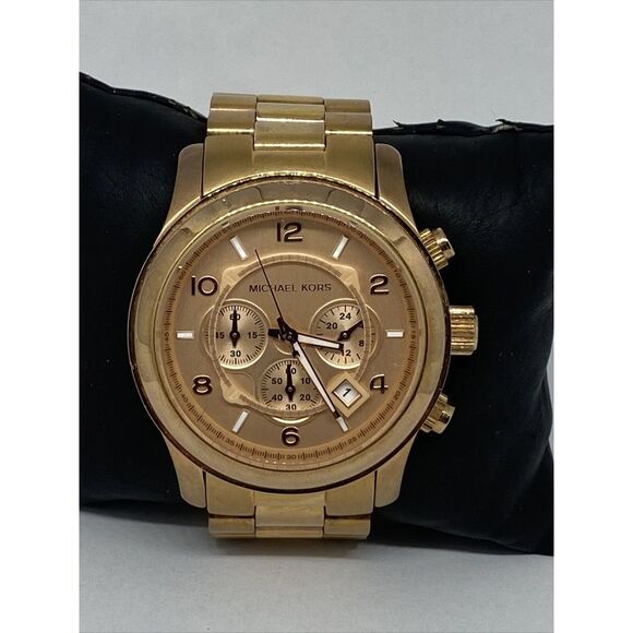 Michael Kors Runway MK8096 Womens Stainless Steel Analog Dial Quartz Watch MP816 - Picture 3 of 12